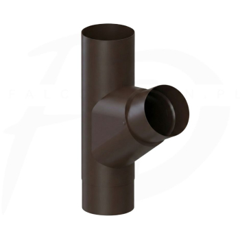 Trójnik rury spustowej stalowy ⌀ 90 firmy KROP kolor ciemny brąz